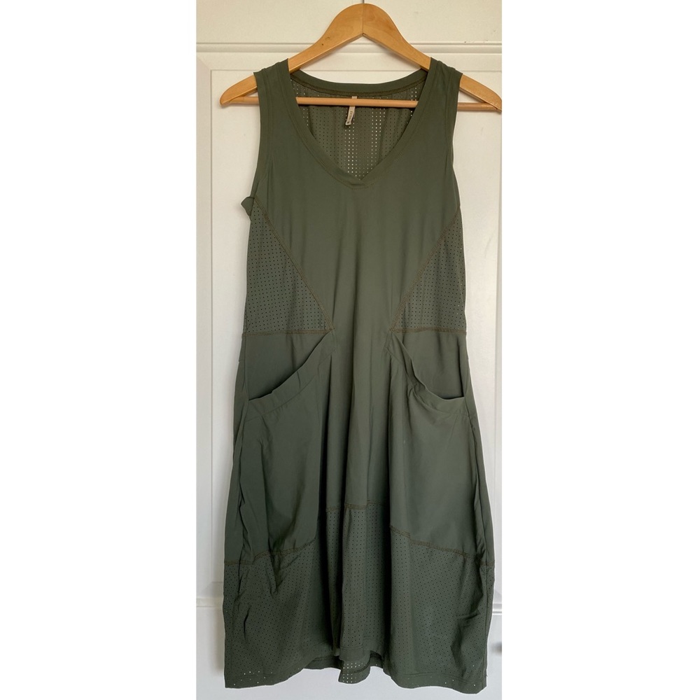 INDIES Army Green Pocket Dress, M